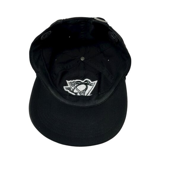 Pittsburgh Penguins Women's Strapback Hat Cap Gold Sequin Logo NHL Hockey - Picture 7 of 11